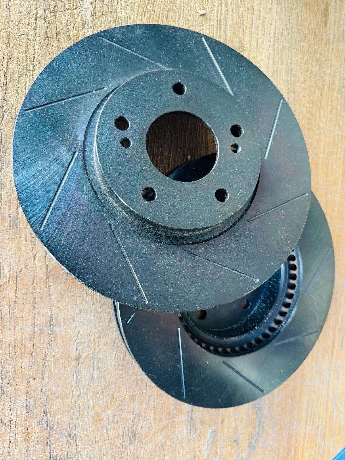 2X PROJECT MU SLOT DISC BRAKE ROTORS SCRN003 FITS NISSAN SKYLINE GTST R33 ECR33