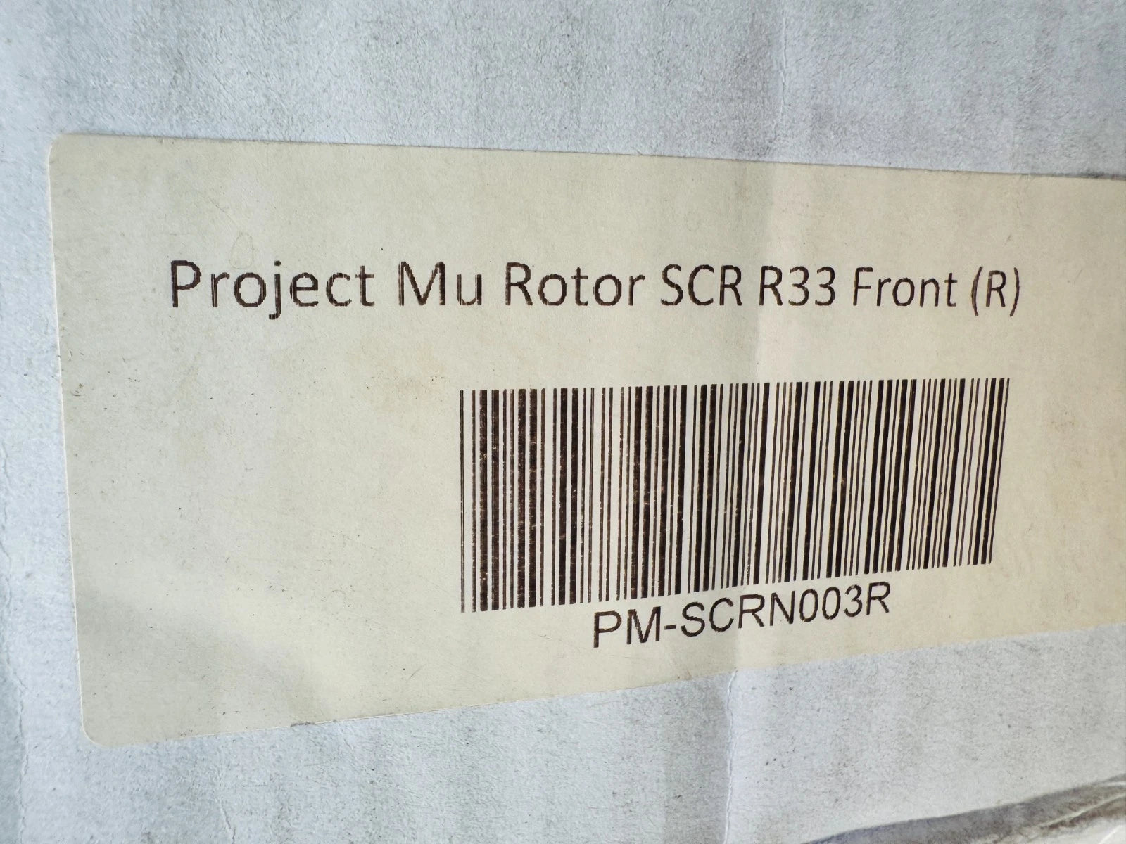 2X PROJECT MU SLOT DISC BRAKE ROTORS SCRN003 FITS NISSAN SKYLINE GTST R33 ECR33