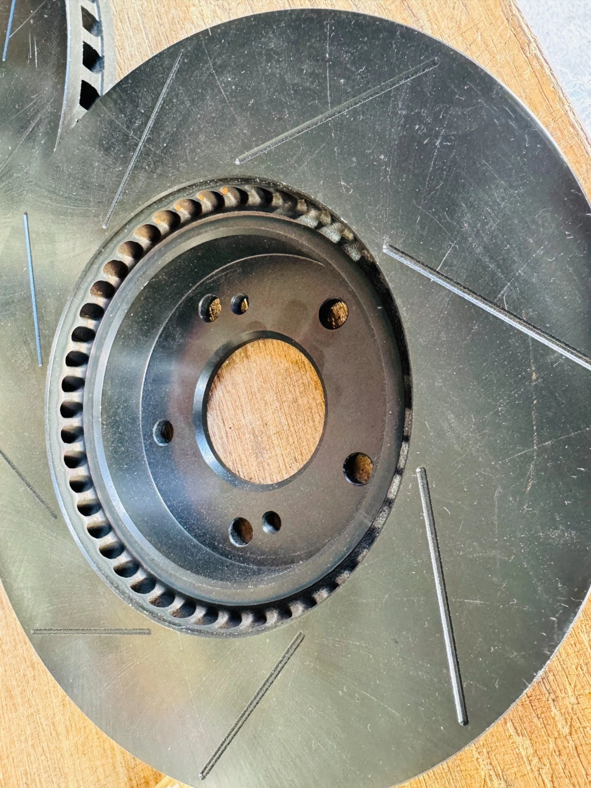 2X PROJECT MU SLOT DISC BRAKE ROTORS SCRN003 FITS NISSAN SKYLINE GTST R33 ECR33