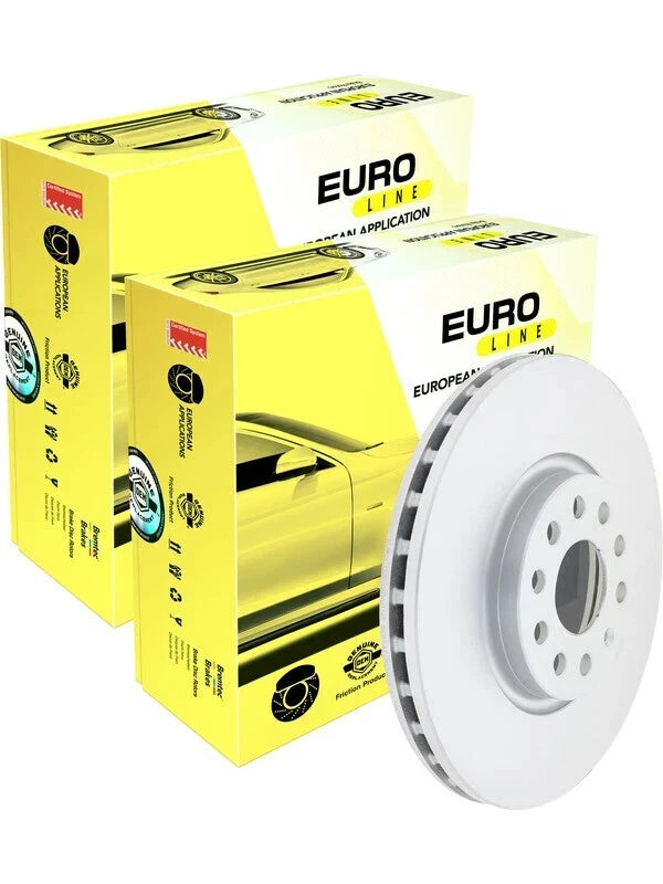 2 x Bremtec Euro Line Disc Brake Rotors BDR19170EL FOR Mercedes Benz 375MM FITS X164  GL320 CDI, GL350 CDI, GL450, GL500 / W164 ML500 / W251 V251