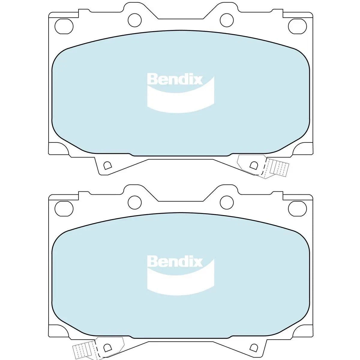 SPECIAL OFFER- Bendix Ultimate 4WD Brake Pad Set Front DB1365-ULT4WD FITS TOYOTA LANDCRUISER