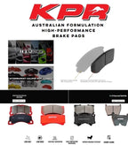 HAWK LTS BRAKE PADS FOR TOYOTA LANDCRUISER 100SERIES (FRONT+ REAR) DB1365+DB1383