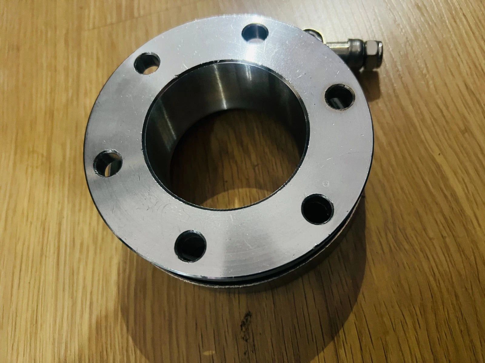 1X TURBO EXHAUST DUMP PIPE ADAPTOR TO VBAND KIT FOR T04 T04E 6 bolt outlet TO VBAND EXHAUST CLAMP