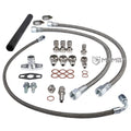 Turbo Oil & Water Line For NISSAN RB20DET RB25DET Top Mount w/ Garrett GTX3076R (018-0029)