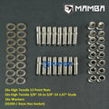 MAMBA SS304 Header Stud Kit 3/8"-16 1.67" (42.5mm) Ford V8 Small Block (16 Sets)