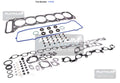 PLATINUM NEW VRS FULL ENGINE HEAD GASKET KIT for TOYOTA LANDCRUISER 1FZ-FE 4.5L DOHC FZJ75R FZJ80R #CY950 FITS Toyota LandCruiser 75 Series /80SERIES / 105 SERIES