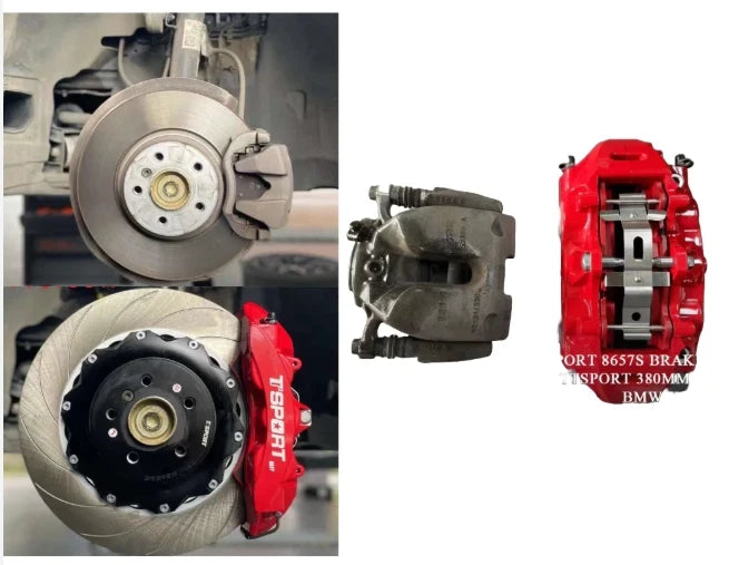 2X TTSPORT 6Pot STREET PERFORMANCE BRAKE CALIPERS (SPEC: AP9040 /CP9040) UNIVERSAL FOR BIG BRAKE KIT