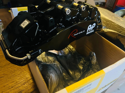 2X BLACK - AP RACING CP9560 Radi-CAL II - 6 POTS STREET PERFORMANCE STREET RACE CALIPERS