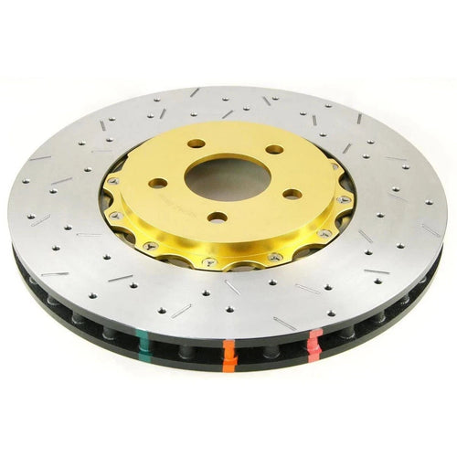 2X DBA 5000 Drilled Slotted Rotor Front DBA5928BLKXS fit SKYLINE GTR R32 R33 R34