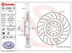 Brembo Front brake KIT ( Brembo XTRA ROTOR + Pads) FITS VW Golf R MK7 and Audi S3 8V