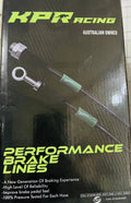 KPR STAINLESS STEEL BRAKE HOSE KIT -BRAIDED LINE FITS LANDCRUISER PRADO 150 LC150 J150 -FRONT