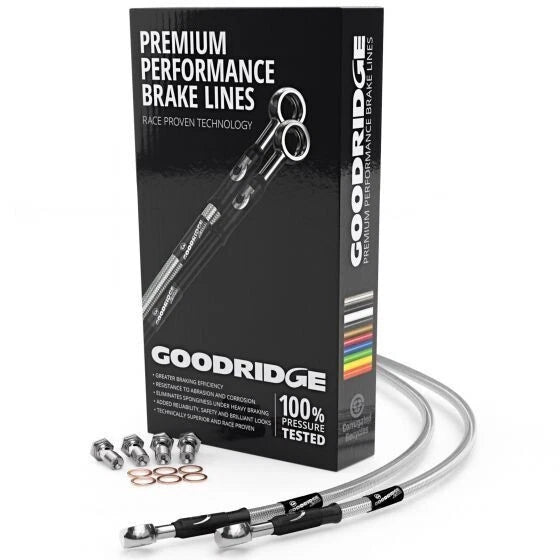 Goodridge Brake Hose KIT STAINLESS/S FITS HONDA Civic EG EH9 1.6 ESi VTEC 91-96