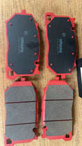 KPR HD STREET RS BRAKE PADS REPLACEMENT FIT AKEBONO 10 POT CALIPERS FOR PROSCHE Cayenne (Turbo, Turbo GT, GTS) Panamera (971) Taycan / Audi RS Q8 RS6 RS7 Audi e-tron GT and RS e-tron GT