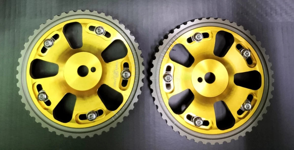 2X POWER S PERFORMANCE ENGINE CAM GEAR SUITS Mitsubishi 4G63T EVOLUTION 1-9 EVO