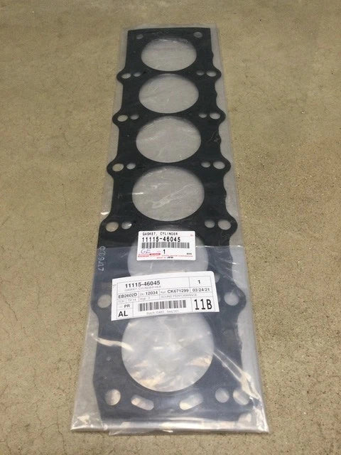 Genuine Toyota 11115‑46045 OEM cylinder head gasket FITS TOYOTA / Lexus 2JZGE