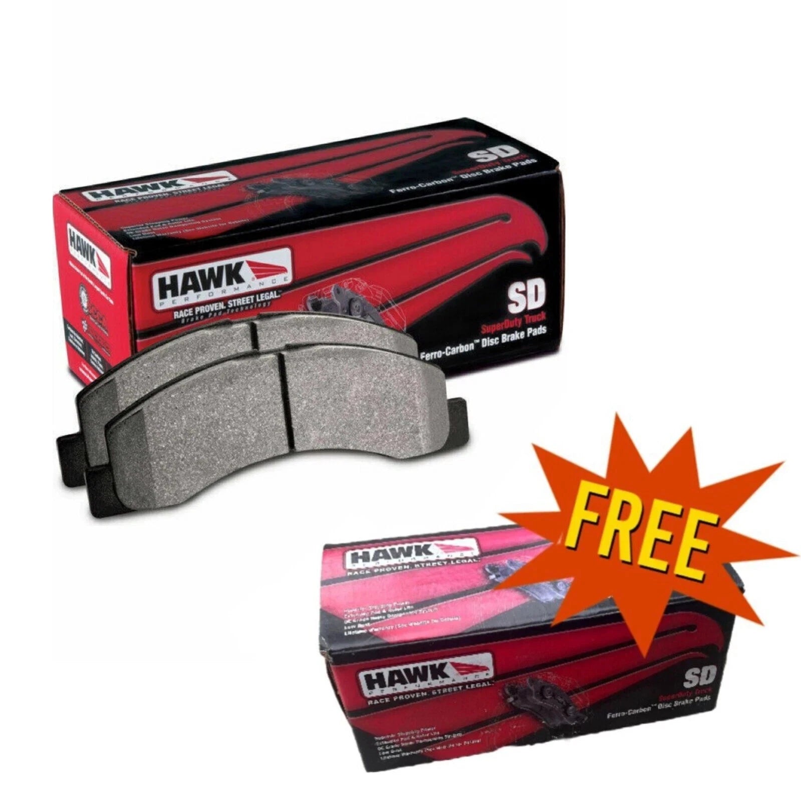 HAWK DISC BRAKE PADS FRONT + REAR FIT Toyota Tundra Lexus LX570 NX300 (HB589P.704 + HB590P.682 (DB1857 DB1838 ))