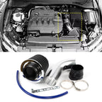 Universal 3 inch 76mm Aluminum Cold Air Intake Pipe + HIGH FLOW POD FILTER KIT