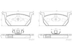 Brembo Front Brake Pads Set P85167N (FOR VW AUDI - VAG CARS)
