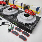 REAR- AP Racing CP9202 CALIPERS + KPR PERFORMANCE SLOTTED  ROTORS Big brake Upgrade kit SUIT LANDCRUISER