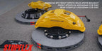 Akebono Front 10 POT + Rear 4 POT Complete Big Brake Kit with Carbon Ceramic Rotor for PORSCHE Panamera Cayenne