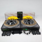 BREMBO GT 6pot Caliper + ROTOR + Pads Full Brake Kit -customised brackets /Hats BBK