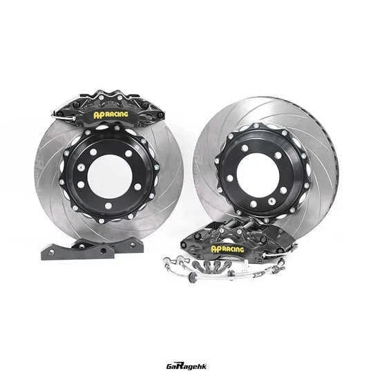 AP Racing CP7040 BLACK 6POT CALIPER + 355MM ROTOR -FULL FRONT- BRAKE KIT FOR AUDI A3 S3 / VW GOLF MK7 MK8 MK6