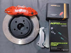 AP RACING 4POT CP9200 + DBA SLOT ROTORS + KPR PADS - BIG BRAKE KIT FOR HOLDEN COMMODORE VE/VF FRONT