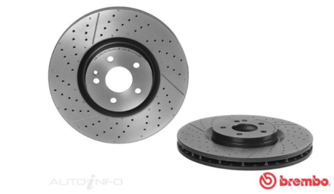 Brembo Front + Rear brake UPGRADE KIT (Rotor + Rads) for AMG CLA45 (350MM + 330MM)